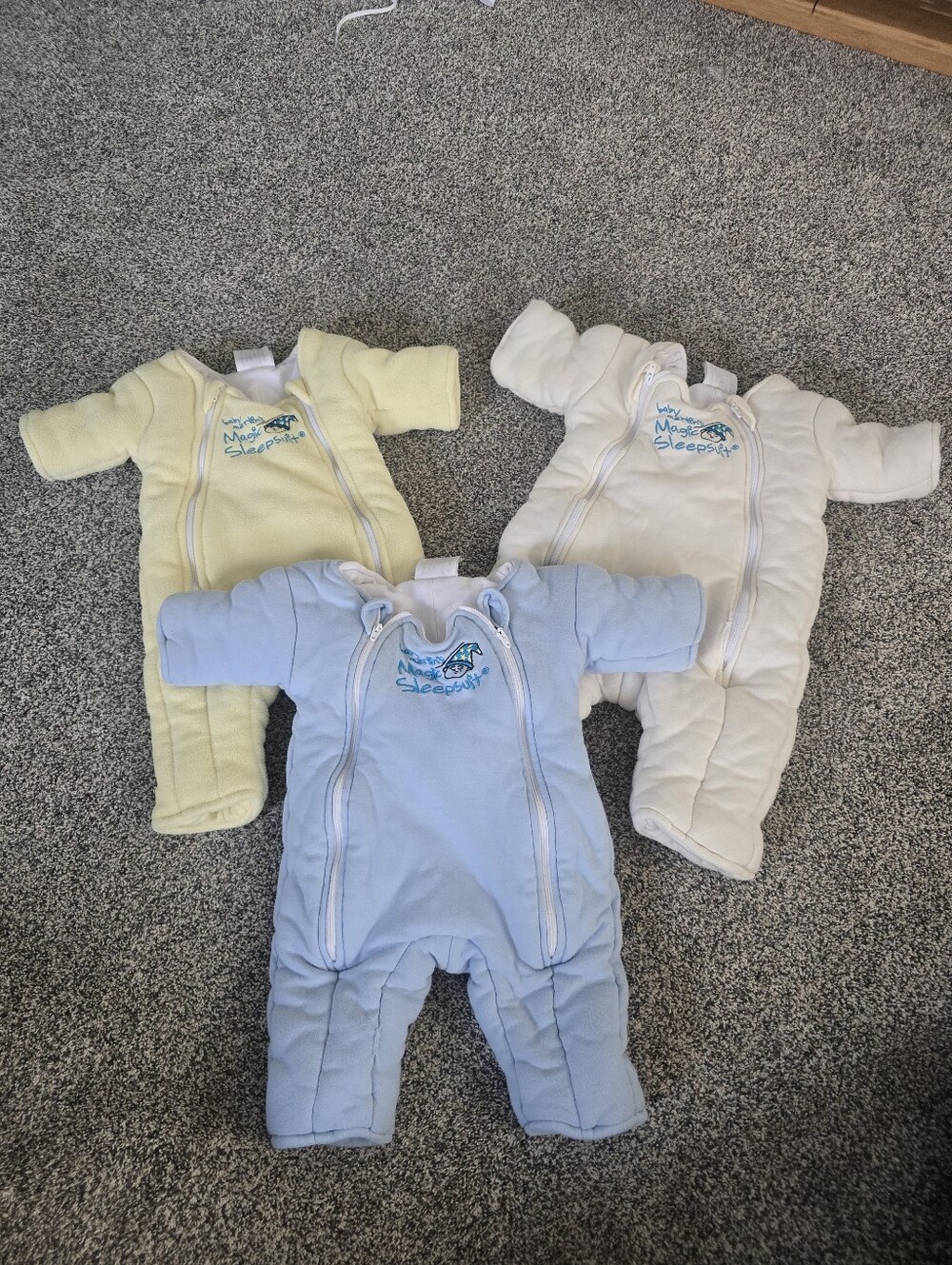 Baby Merlin's Magic Sleepsuit Bundle 2 Small 3-6 Months 1  Large 6-9 Months